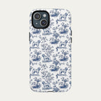 Shar Pei Blue Toile Phone case
