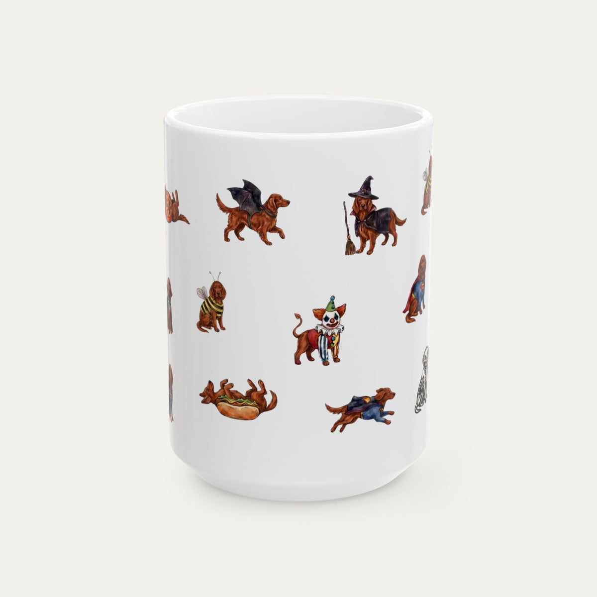 Irish Setter Halloween mug