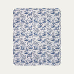 Cockapoo Toile De Jouy Fleece Blanket