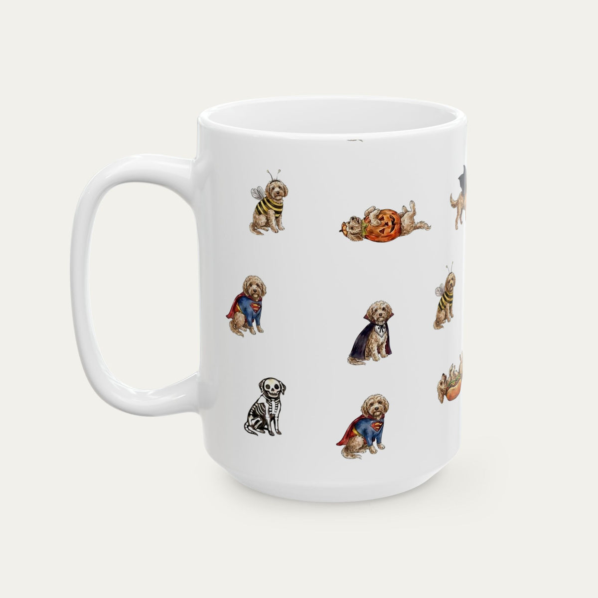 Cockapoo Halloween mug