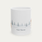 Custom Australian Shepherd Red Merle Christmas Santa Hat Mug