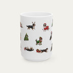 Australian Shepherd Tri color Christmas Mug