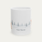 Custom Vizsla Golden Rust Chistmas Santa Hat Mug