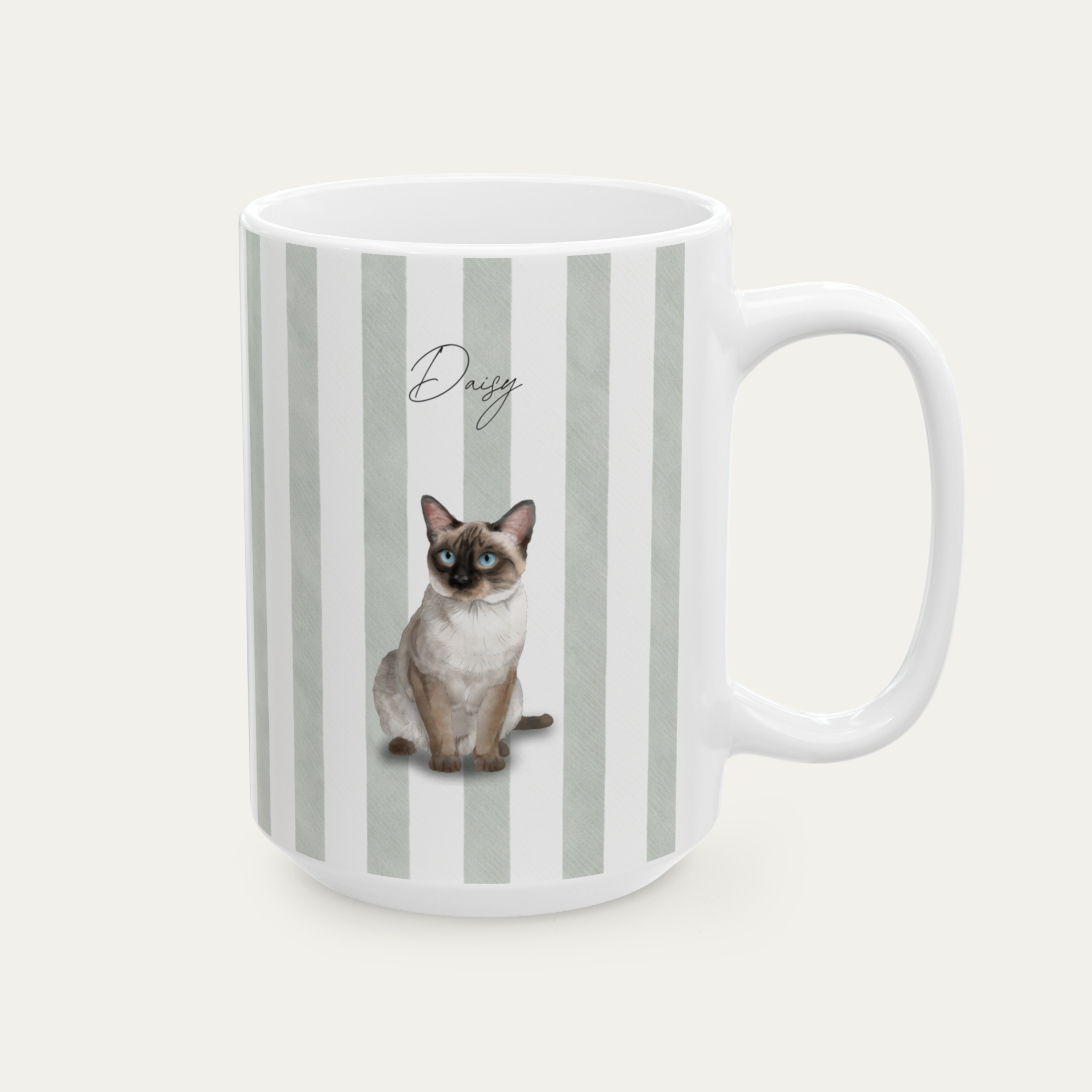 Sage Stripes - Full Body - 15 Oz