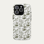 Shar Pei Sage Green Toile phone Case