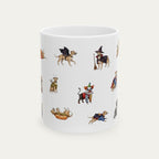 Greyhound Fawn Halloween mug