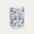 Weimaraner Blue Toile Mug