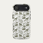 Rottweiler Sage Green Toile phone Case