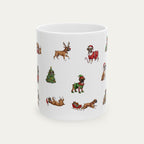 Boxer Fawn Christmas Mug
