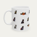 Pitbull Black Halloween mug