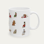 Golden Retriever Cream Christmas Mug