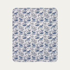 English Springer Spaniel  Toile De Jouy Fleece Blanket