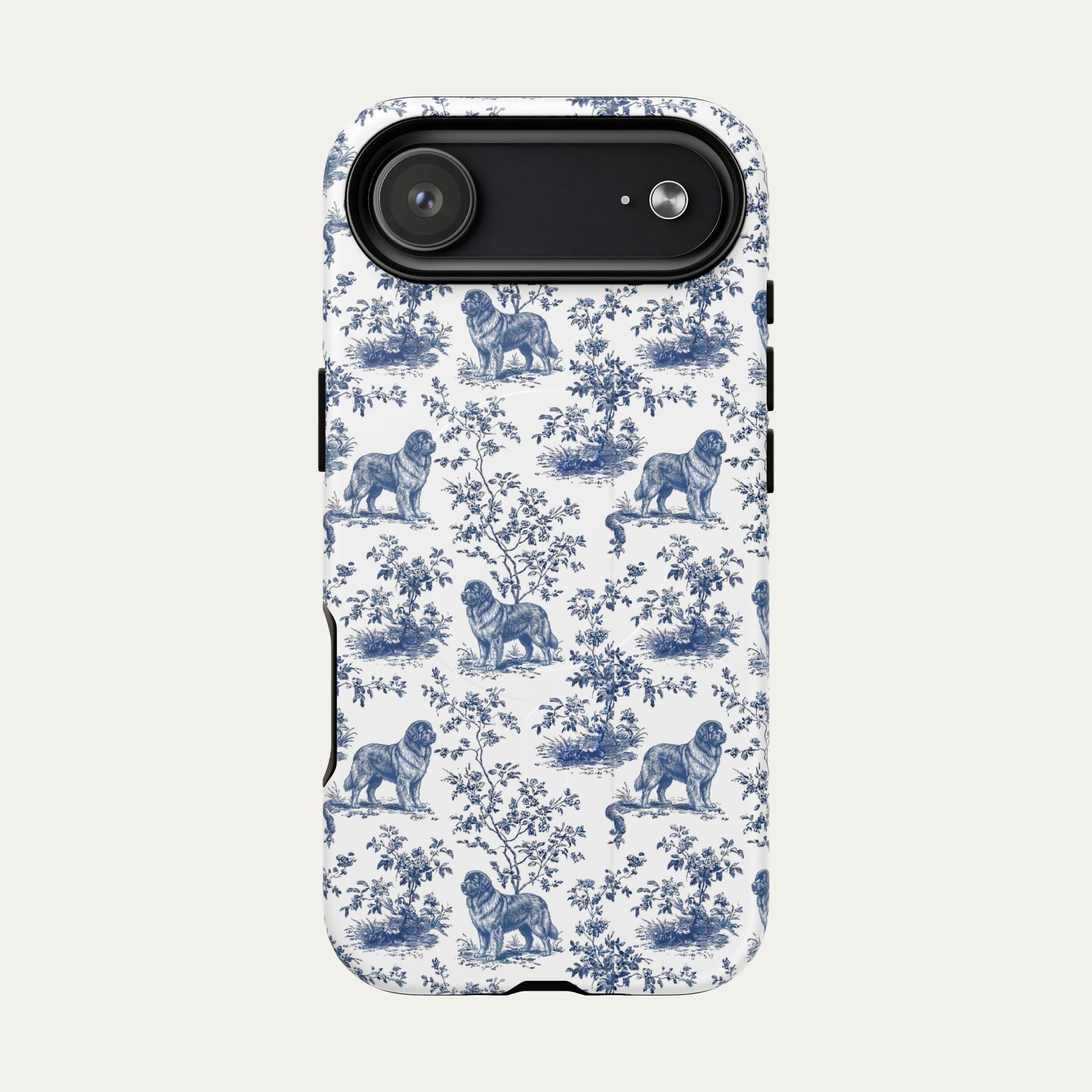 Newfoundland Blue Toile Phone case
