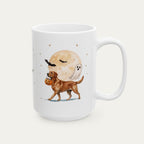 Custom Red Fox Labrador Halloween mug