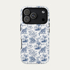 Scottish Fold Cat Blue Toile Phone case