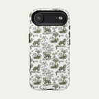 Bernedoodle Sage Green Toile phone Case