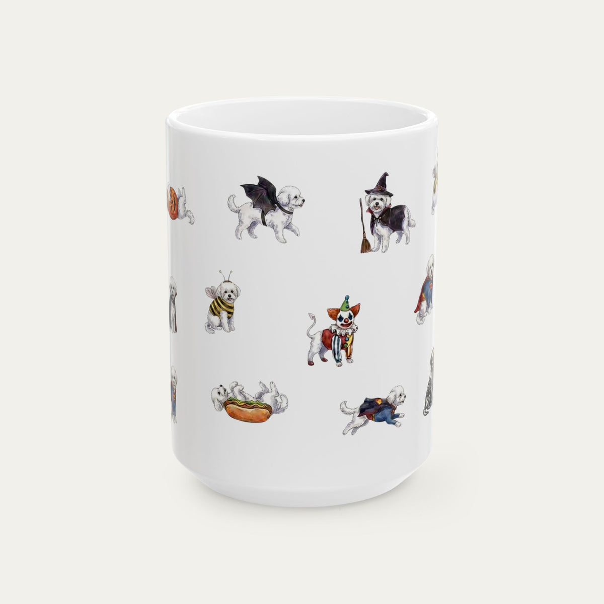 Bichon Frise Halloween mug
