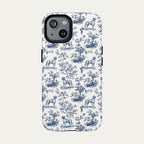 Great Dane Blue Toile Phone case