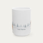 Custom Australian Cattle Dog Red Chrismas Santa Hat Mug