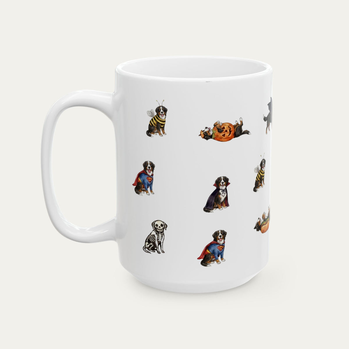 Bernese Mountain Halloween mug