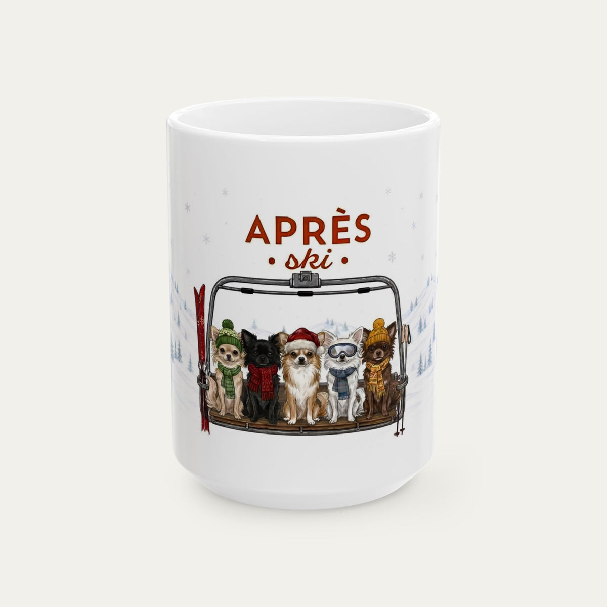 Chihuahua Longhaired  Aprés Ski Mug