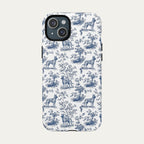 Belgian Malinois Blue Toile Phone case