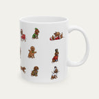 Dachshund SH Brown Christmas Mug