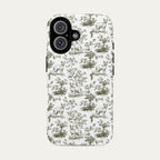 Sphynx Cat Sage Green Toile phone Case