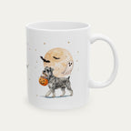 Custom Schnauzer Halloween mug