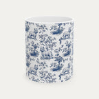 Westie Blue Toile Mug