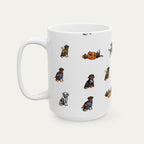 Rottweiler Halloween mug