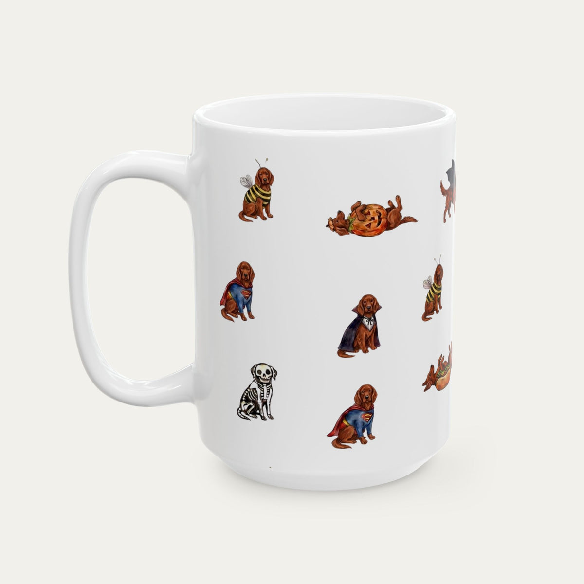 Irish Setter Halloween mug