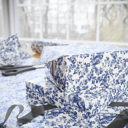 Australian Cattle French Toile De Jouy Wrapping Paper