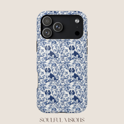 English Springer Spaniel Toile De Jouy Magnetic Phone Case
