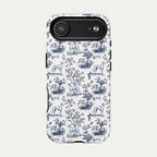 Sloughi Blue Toile Phone case