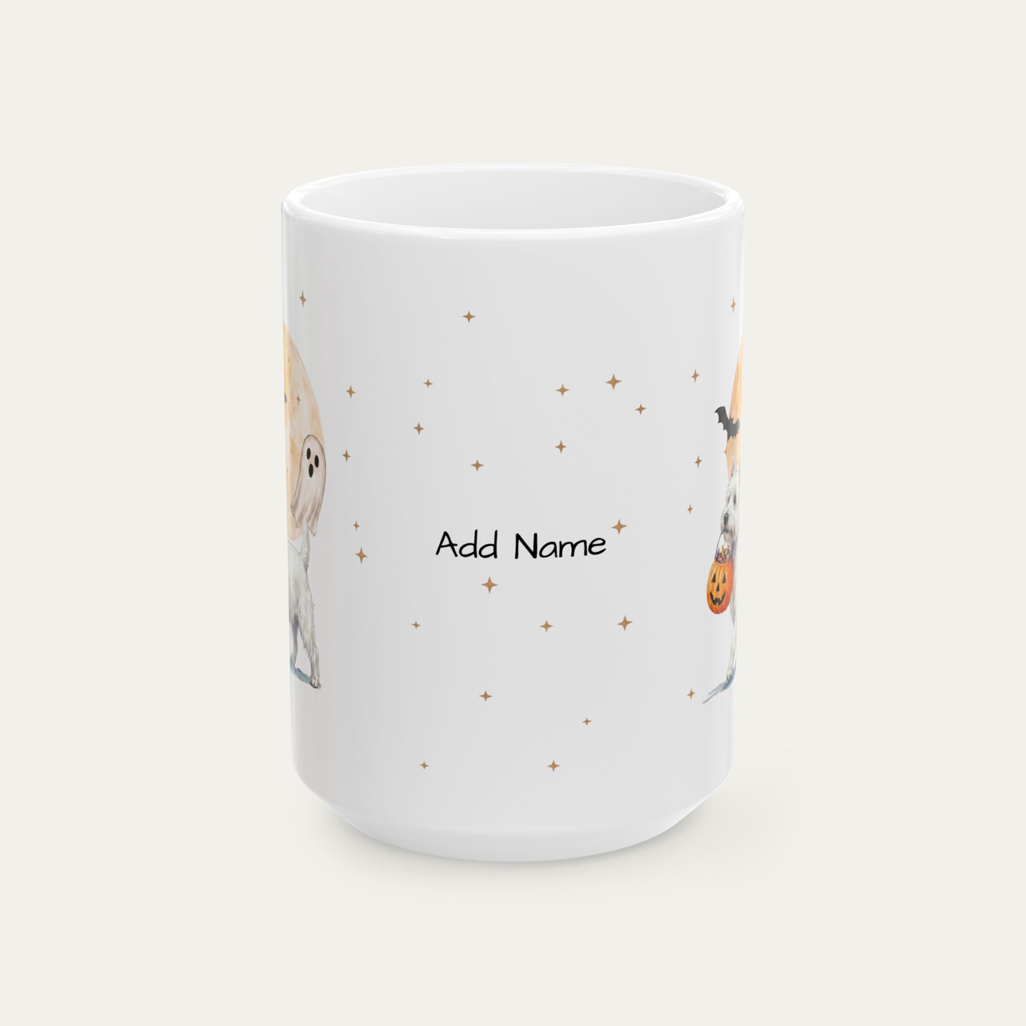 Custom Westie Halloween mug