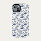 Sphynx Cat Blue Toile Phone case