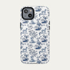 Dalmatian Blue Toile Phone case