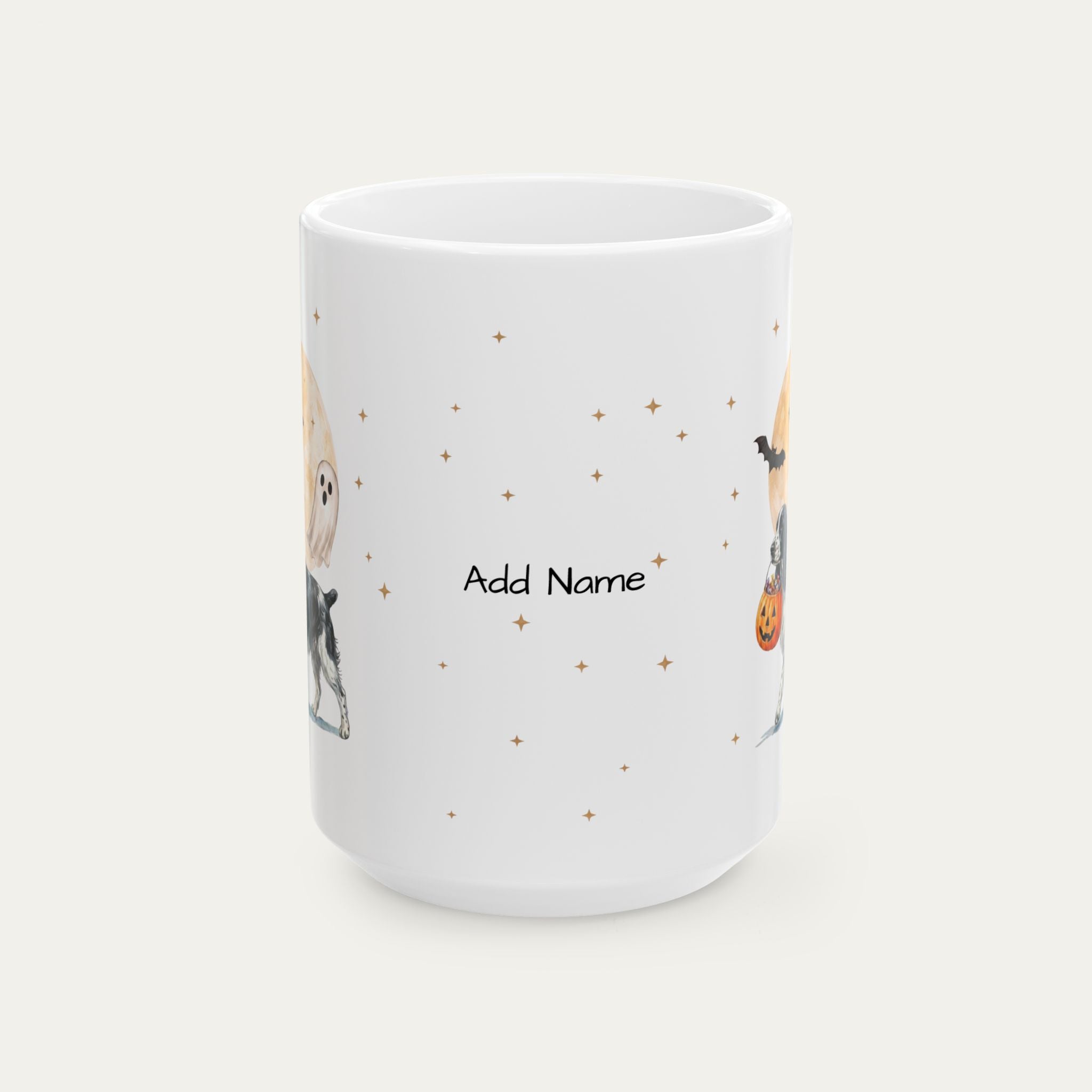 Custom Springer Spaniel Halloween mug