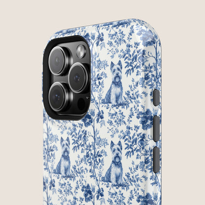 Scottish Terrier Toile De Jouy Magnetic Phone Case