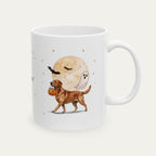 Custom Red Fox Labrador Halloween mug
