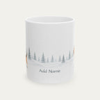 Custom Beagle Tri Color Chistmas Santa Hat Mug