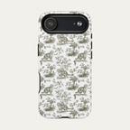 Scottish Fold Cat Sage Green Toile phone Case