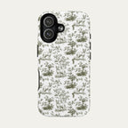 Sphynx Cat Sage Green Toile phone Case