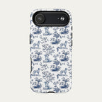 Dalmatian Blue Toile Phone case