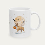 Custom Pitbull Halloween mug