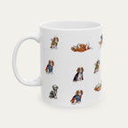 Cavalier Spaniel Brown and White Halloween mug
