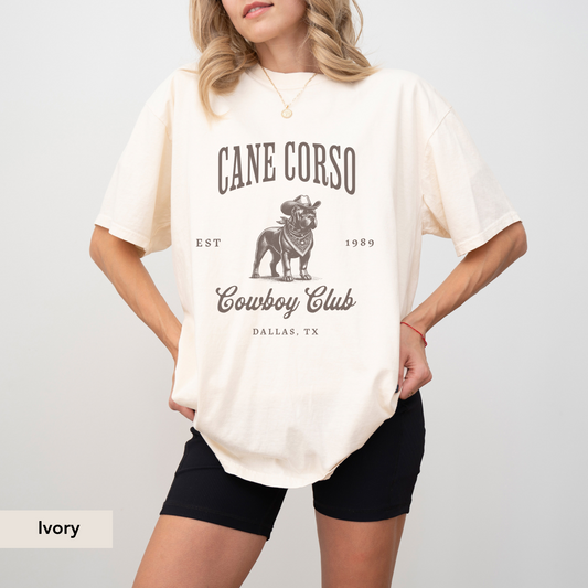 Cane Corso Cowboy Club shirt