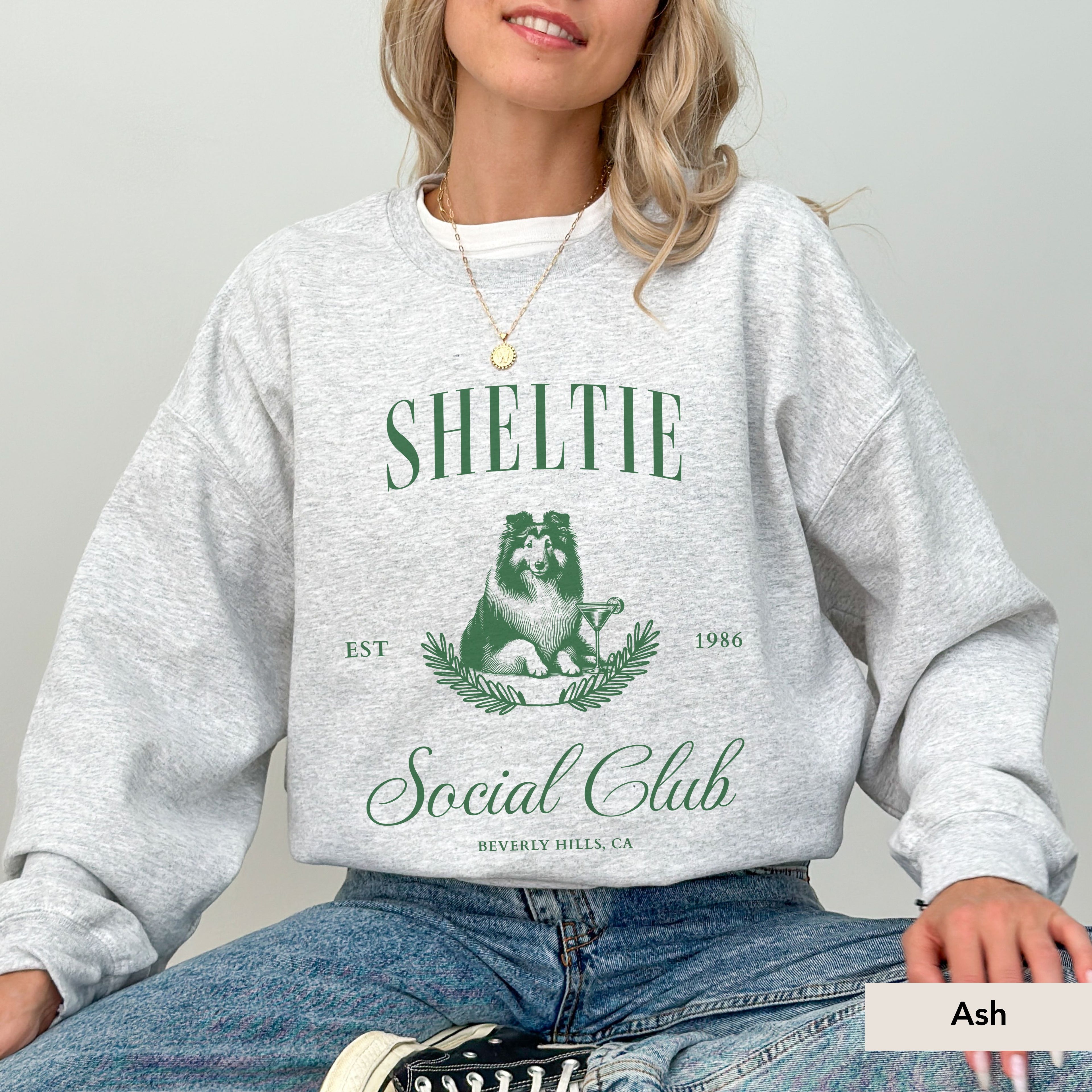 Shetland Sheepdog Social Club Sweatshirt