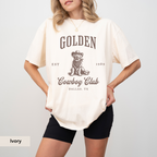 Golden Retriever Cowboy Club Shirt